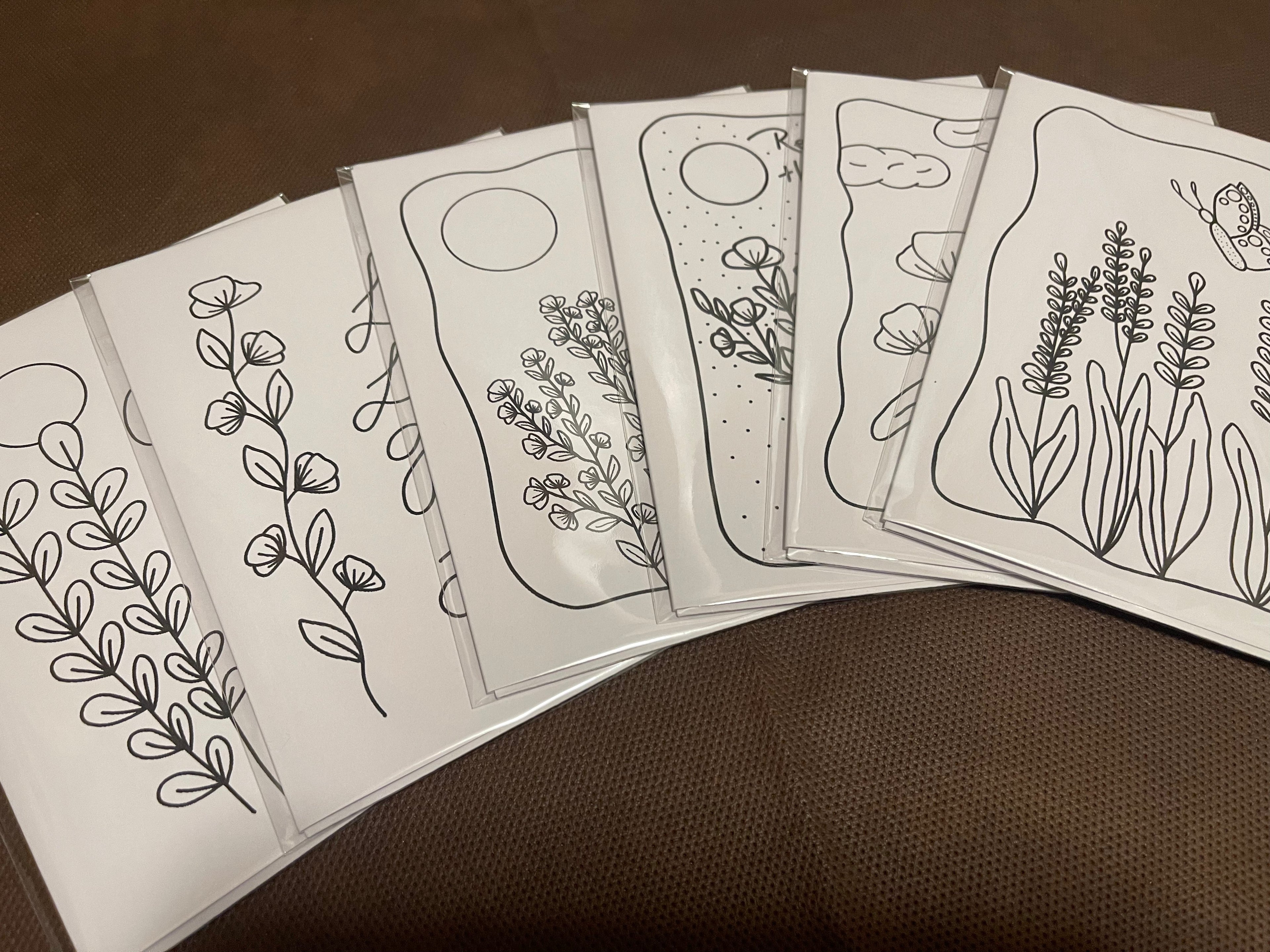 Coloring Greeting Cards
