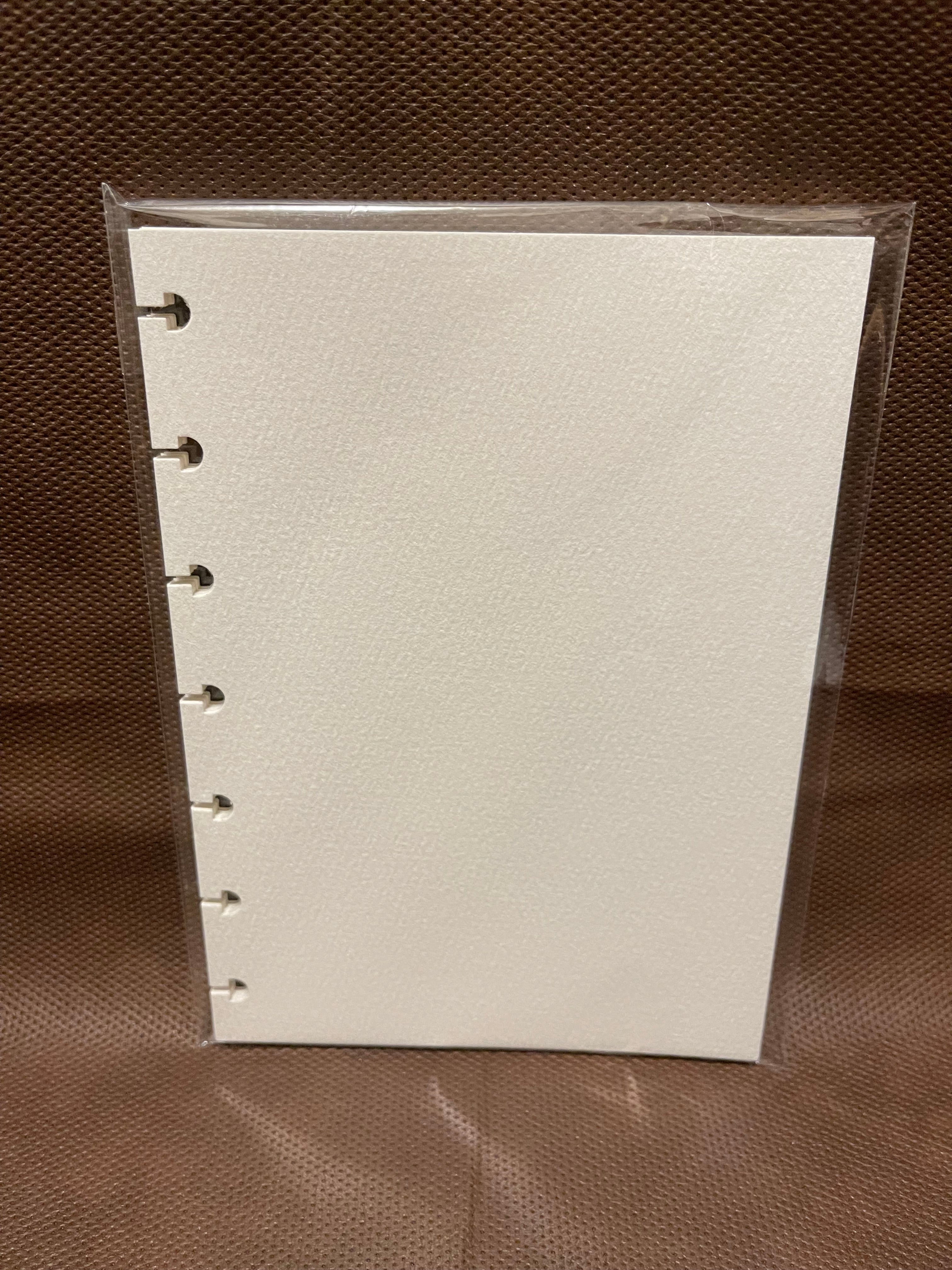 Watercolor Paper Inserts – 5x7 Disc Bound