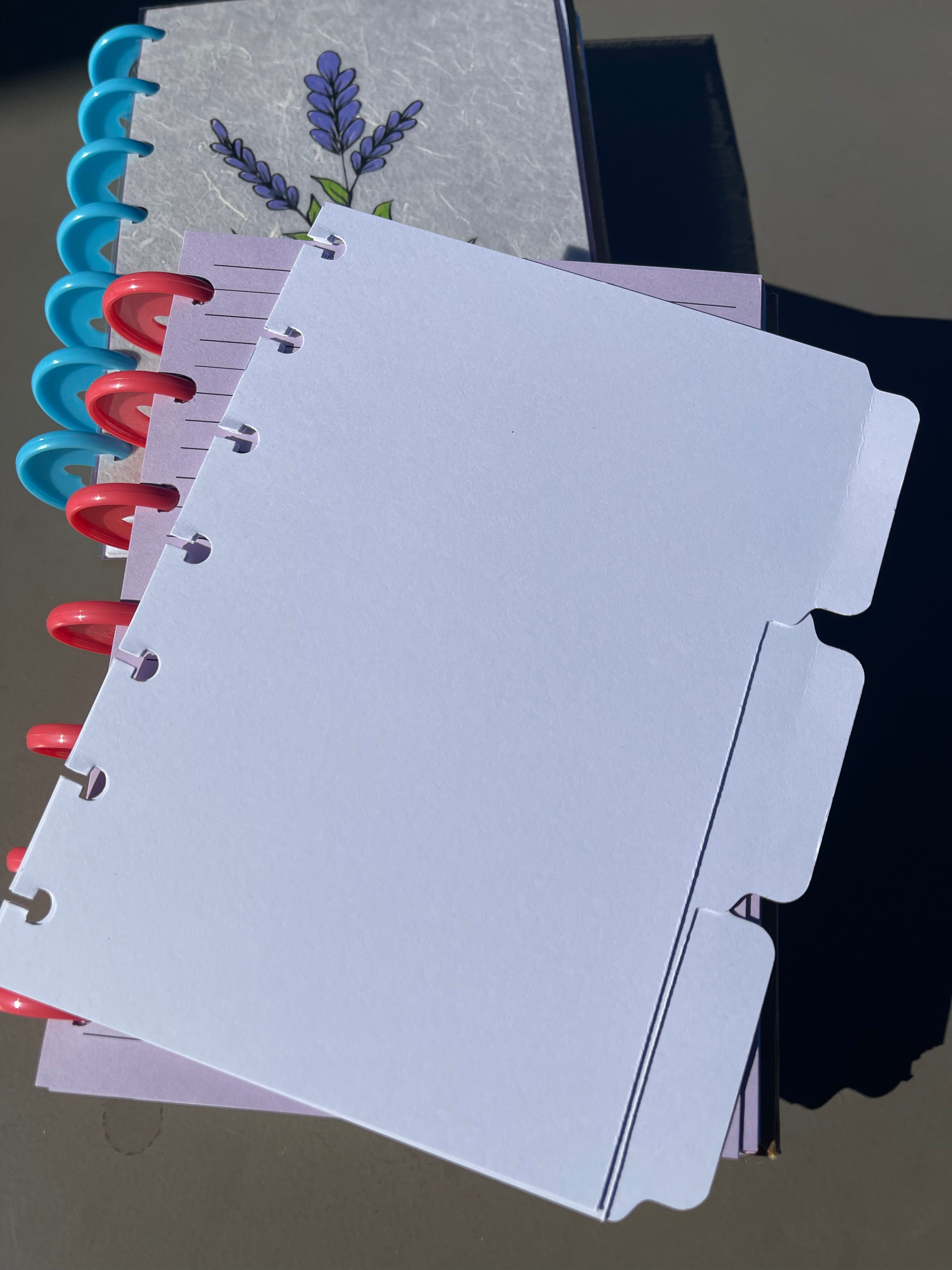 Three-Tab Art Inserts – 5x7 Disc Bound